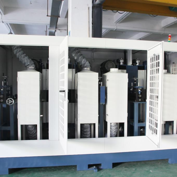 Automatische Spiegelspiegel-Schleifmaschine Metallpoliermaschine 8 Köpfe 7