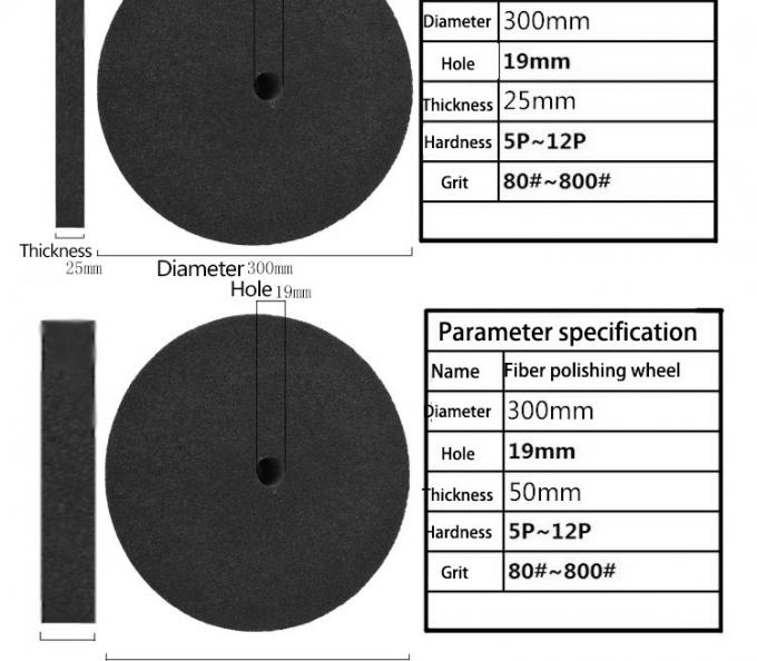 Polsterausrüstung Nicht gewebte Polsterrad Schärfe Nylon-Schleifrad zum Polieren von Edelstahl 6