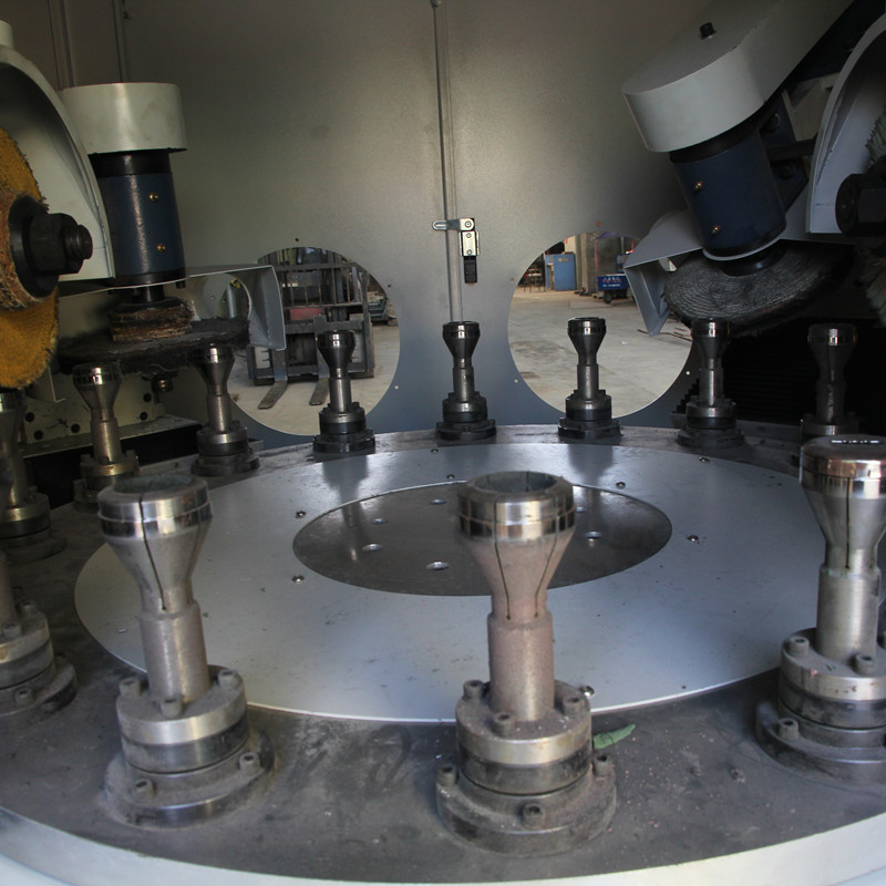 Reibende automatische Poliermaschinen-Drehtabelle des Kopf-6 für Hauben-Produkt-Metall