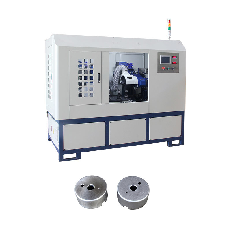 Metall-Zylinder-automatische Metall-Vier-Stationen-Disk Cnc-Spiegel Cnc-Werkzeug-Schleifen Elektro Poliermaschine für Edelstahl