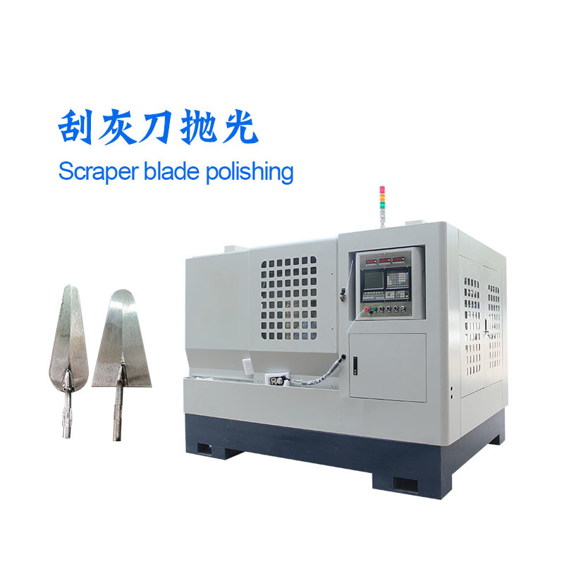 Anpassung CNC Poliermaschine Rotation Metall Oberfläche Puffing Aluminium Ss Deburring Schleifmaschine für Trowel