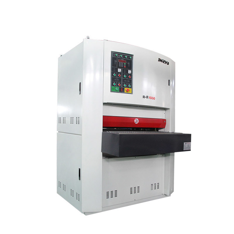 Langlebige hocheffiziente Trockenschleifmaschine Rr1000mm Metallteile Oberfläche Deburring Blatt Metall Puffing Zeichnungsmaschine für Metall