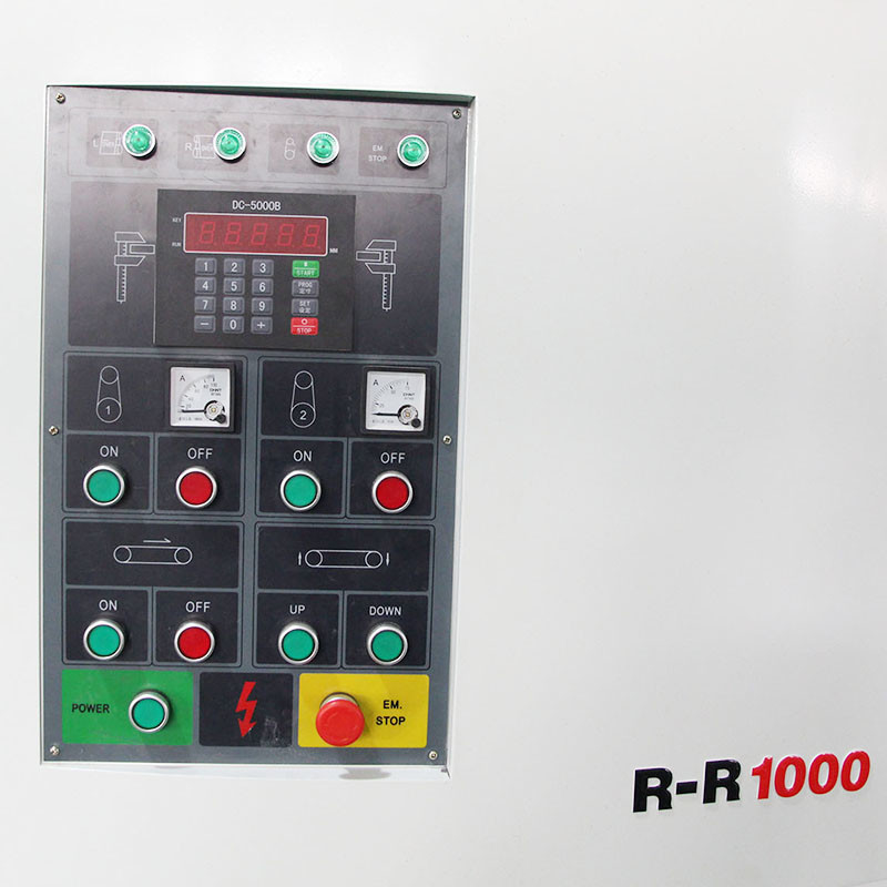 Langlebige hocheffiziente Trockenschleifmaschine Rr1000mm Metallteile Oberfläche Deburring Blatt Metall Puffing Zeichnungsmaschine für Metall