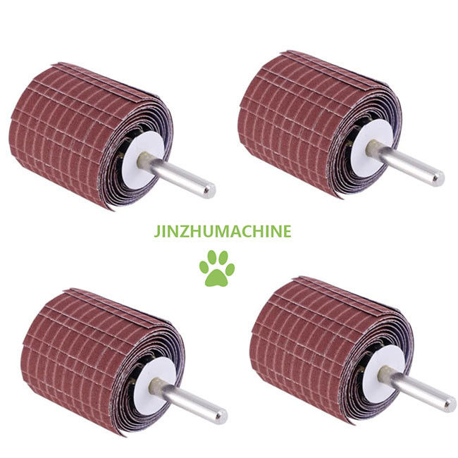 Erreichen Sie eine glatte Oberfläche von 250*50 mm Emery Stoff Flap Wheels Grit 240 Langlebig Vielseitig