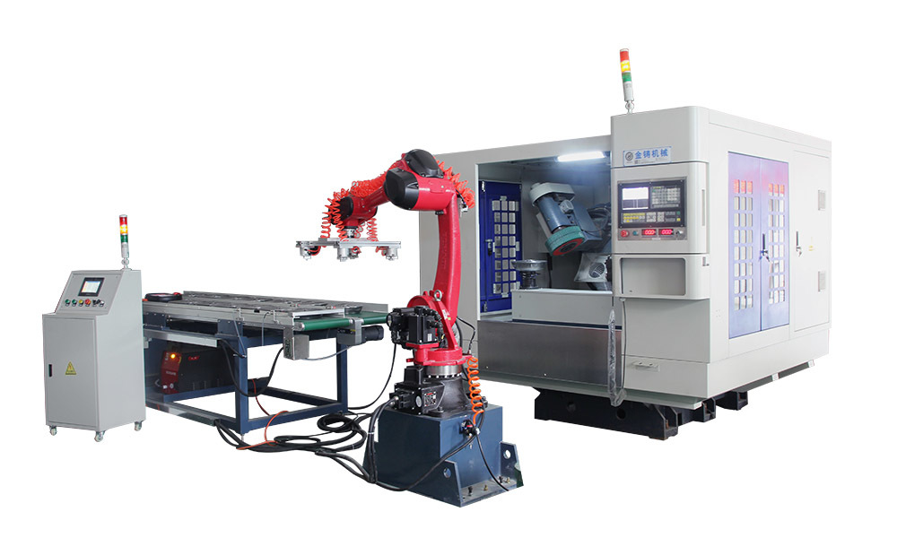 JINZHU CNC 5-Achsen-Poliermaschine CNC Oberfläche 5-Achsen-Metallpolierwerkzeuge CNC-Drehmaschine für Metall