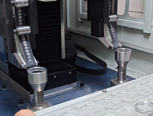Fabrik-direkte polierte runden Deckelprodukte 2 CNC-Station Schleif- und Bürsteinrichtung Oberflächen von gewöhnlichen runden Produkten